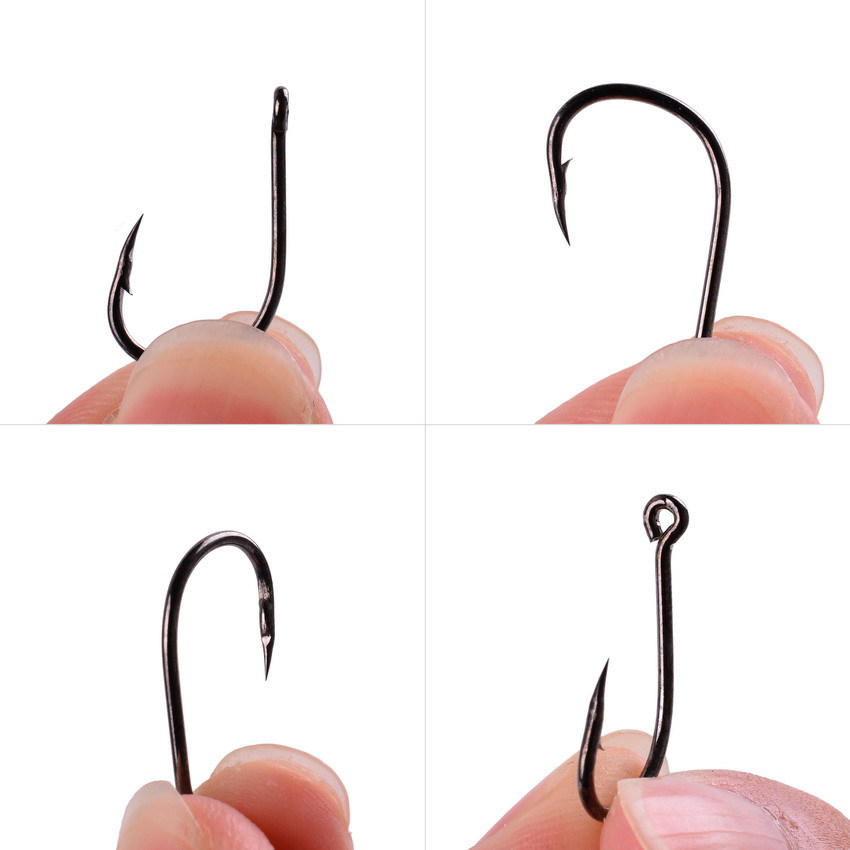 100Pcs/box #3~#12 High Carbon  - огляд і ціна Fishing Hook Circle