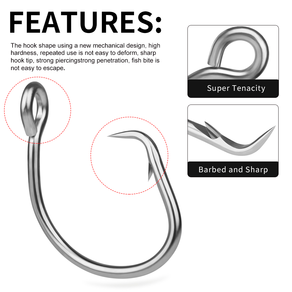 KATYUSHA 11/0-12/0-13/0-14/0-1 - огляд і ціна Fishing Hook Circle