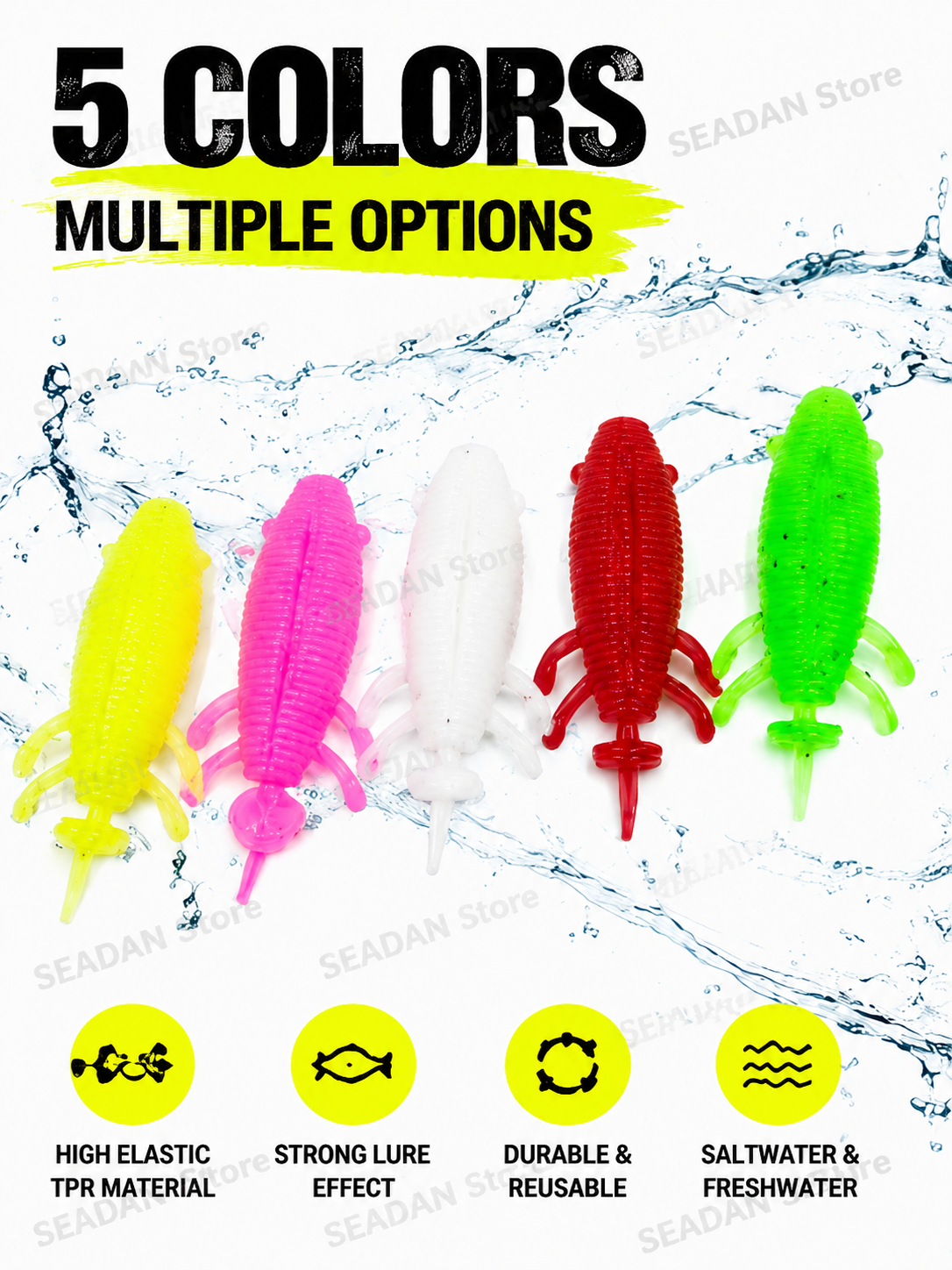 5pcs Floating Soft Frog Lure T - огляд і ціна Fishing Hook Offset