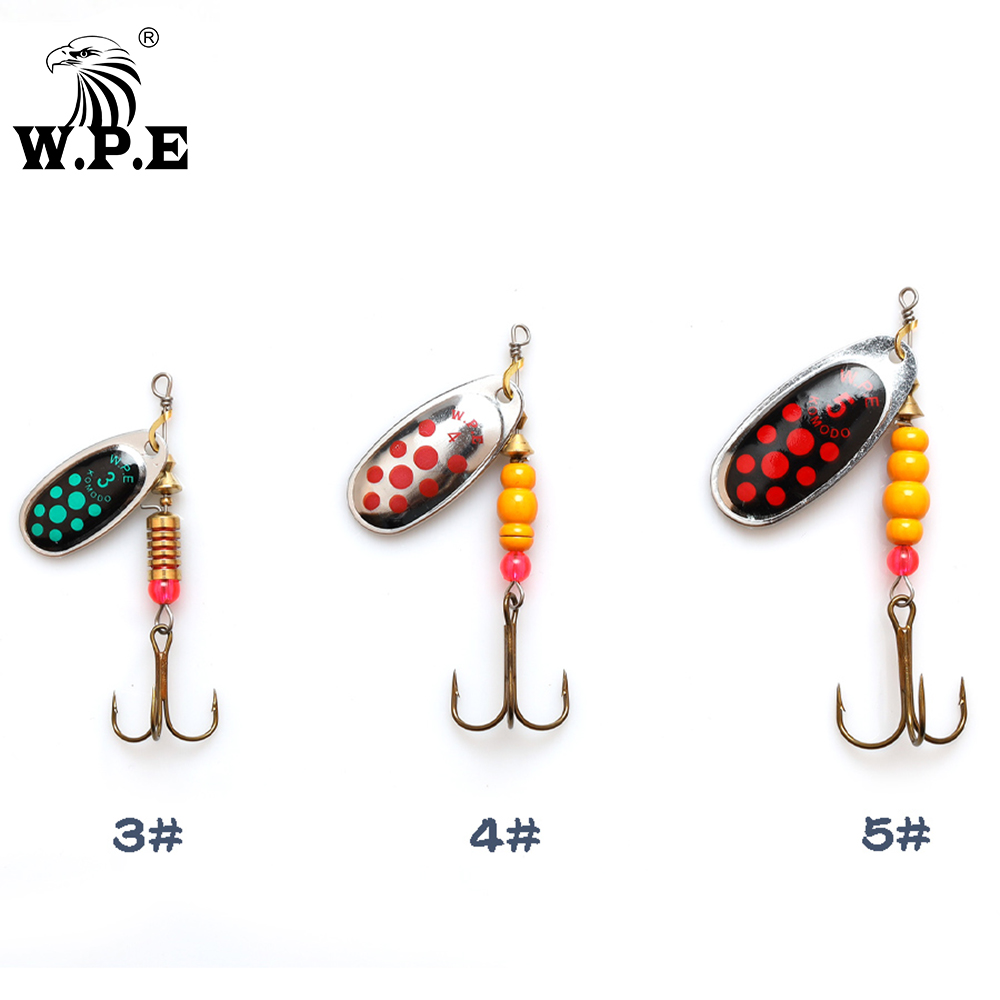 W.P.E Brand New Spinner Lure 1 - огляд і ціна Fishing Hook Treble