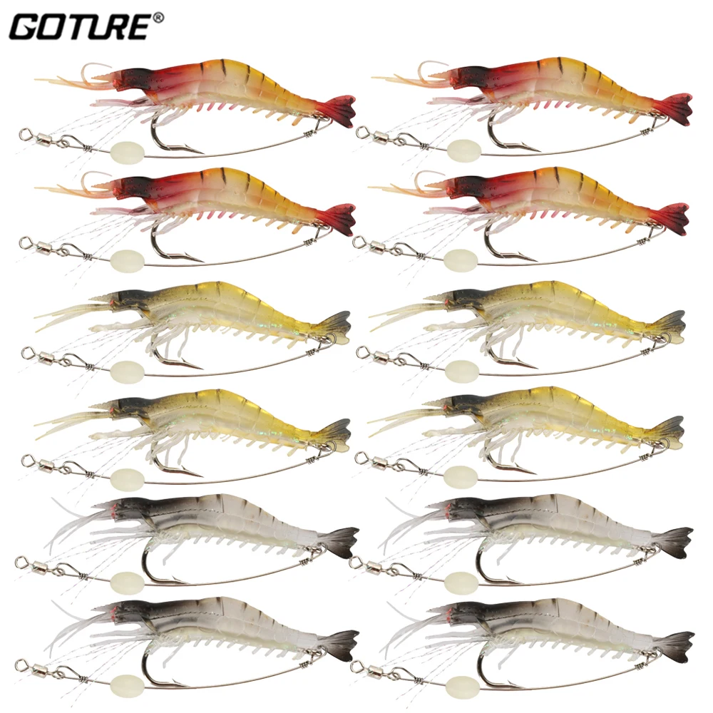 Goture Silicon Shrimp Fishing  - огляд і ціна Fishing Hook Assortment