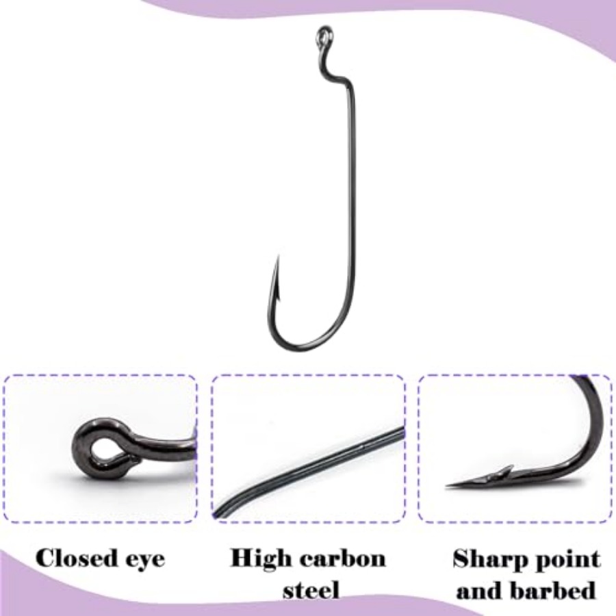 EWG Hooks for Bass Fishing, 50 - огляд і ціна Fishing Hook Weedless