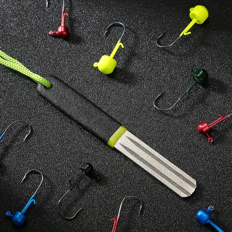 4 Colors Portable Outdoor Doub - огляд і ціна Fishing Hook Sharpener