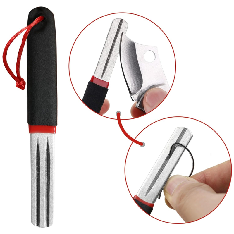 4 Colors Portable Outdoor Doub - огляд і ціна Fishing Hook Sharpener